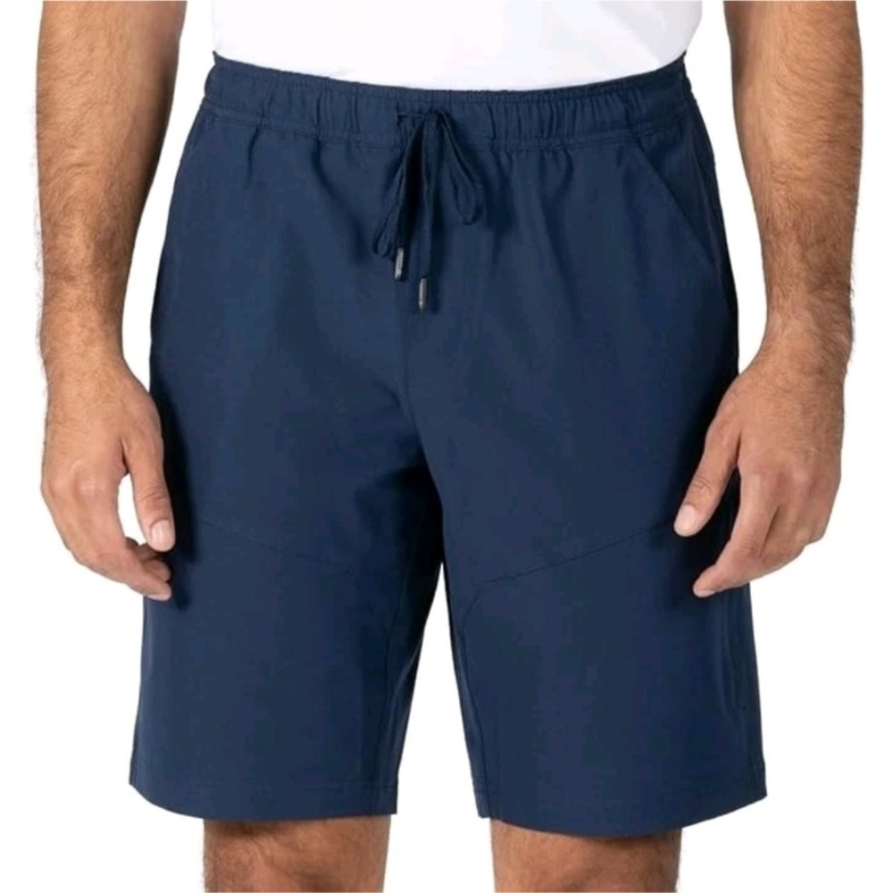 Gerry Mens Navy Blue Performance Shorts XL Drawstring Quick Dry Hiking Active